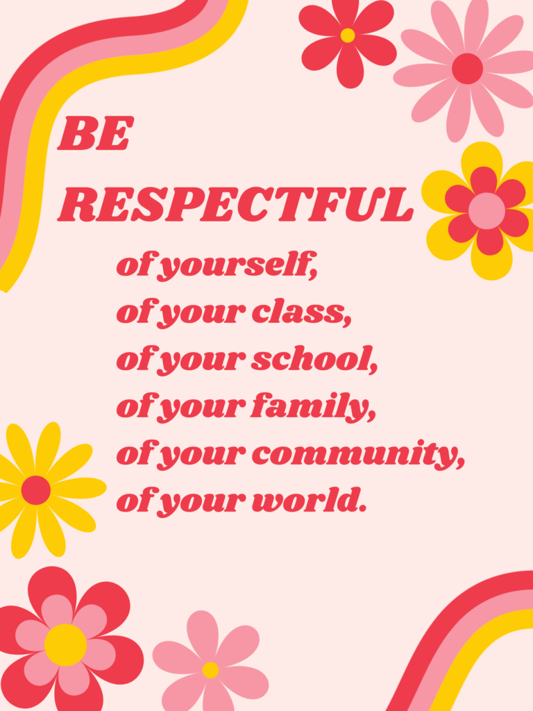 Be Respectful- 60's